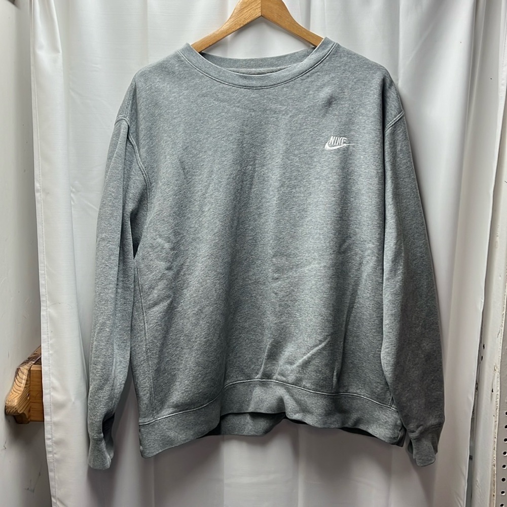 Nike‎ Gray Classic Crewneck Sweatshirt- XL